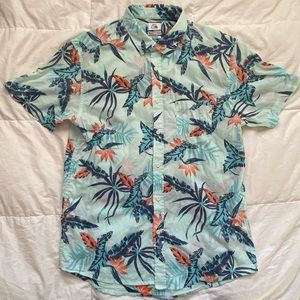 Quiksilver Medium Hawaiian Everyday Print Shirt